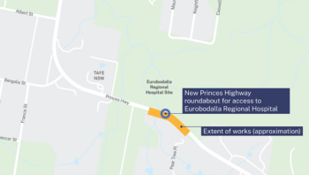 Construction starting on Princes Highway roundabout